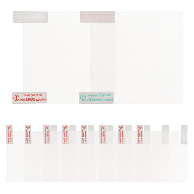 12pcs Heavy Duty Transparent Double-Sided Tape For Car Dash Cam Windshield Static Cling Stickers Car Window Cling Car Windshield Sticker Applicator