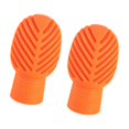 thumbnail image 2 of TISHITA 2 Pcs Amortisseurs de Baguettes de Batterie Embouts d'Entraînement Portatifs pour Tambour de Percussion Orange, 2 of 8
