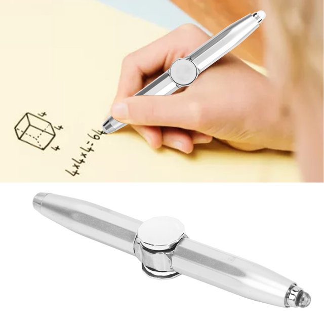 Pen With LED Light Ballpoint Pen Finger Thinking Ballpoint Pen Gift Pen For Releasing Stress