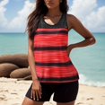 thumbnail image 2 of Kcodviy Swimsuits for Women with Short Set Bathing Suit for Women Shorts athletic Two Piece Swimsuit with Underwire Bra Bathing Suits Racerback Tank Sporty Swimsuits for Women with Shorts Tops Swimw, 2 of 8