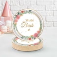 thumbnail image 1 of Flower Bride Party Theme Tableware Set Disposable Decorative Tableware Paper Set, 1 of 4