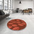 thumbnail image 4 of Ahgly Company Tapis Rectangulaire Lavable en Machine Intérieur Transitionnel Orange Rouge Orange, 6 Pieds x 9 Pieds, 4 of 7