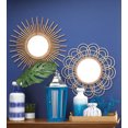 thumbnail image 2 of Nikki Chu 5001064 Azul Beach Lantern, Blue - Large, 2 of 2