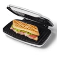 thumbnail image 4 of Starfrit Grill and Panini Press with Ceramic Coating, Non-Stick PTFE Free, Fast and Even Cooking, 1000W Power, Removable Oil Tray, Illuminated Temperature Indicator, Easy Cleanup, 4 of 8