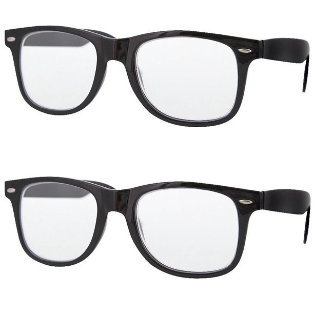 grinderPUNCH 2 Pack Bulk Multi Focus 3 Power Progressive Reading Glasses - No Line