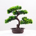 thumbnail image 2 of Arbre Bonsaï Artificiel en Pot Bonsaï de Simulation pour Chambre Table Ferme, 2 of 7