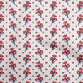 thumbnail image 1 of oneOone Polyester Spandex White Fabric Floral Sewing Craft Projects Fabric Prints By Yard 56 Inch Wide, 1 of 5