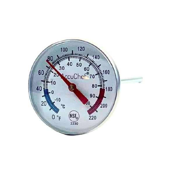 AccuChef Instant Read Thermometer, Stainless Steel with Stem Cover, Model 2230