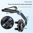 thumbnail image 4 of 1080° MultiAngle Rotating Car Universal Phone Holder GPS Phone Holder Car Steering Wheel Holder Mirror Adjustable Car Holder For Car Home Kitchen, 4 of 4