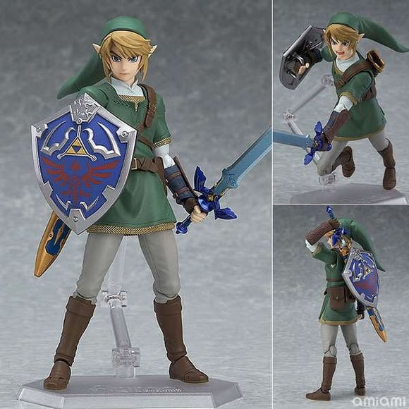 The Legend Of Zelda Twilight Princess Link Action Figure Deluxe Edition Anime Cartoon Game Fit Model Comic Character Model Toy 5.52 inch