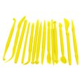 thumbnail image 4 of FRCOLOR Clay Modeling Tool 2 Sets/28pcs Plastic Crafts Clay Modeling Tool Fondant Cake Carving Pens,4.72"X0.2"X0.2", 4 of 4