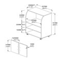 thumbnail image 5 of Pemberly Row Microwave Kitchen Cart in Cherry, 5 of 5