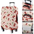 thumbnail image 2 of Travel Luggage Cover Suitcase Protector Fits 18-32 Inch Luggage Wheel Covers Patterned Travel Related Items Flower Luggage Protector Elastic Luggage Anti-scratch Suitcase Cover S, 2 of 5