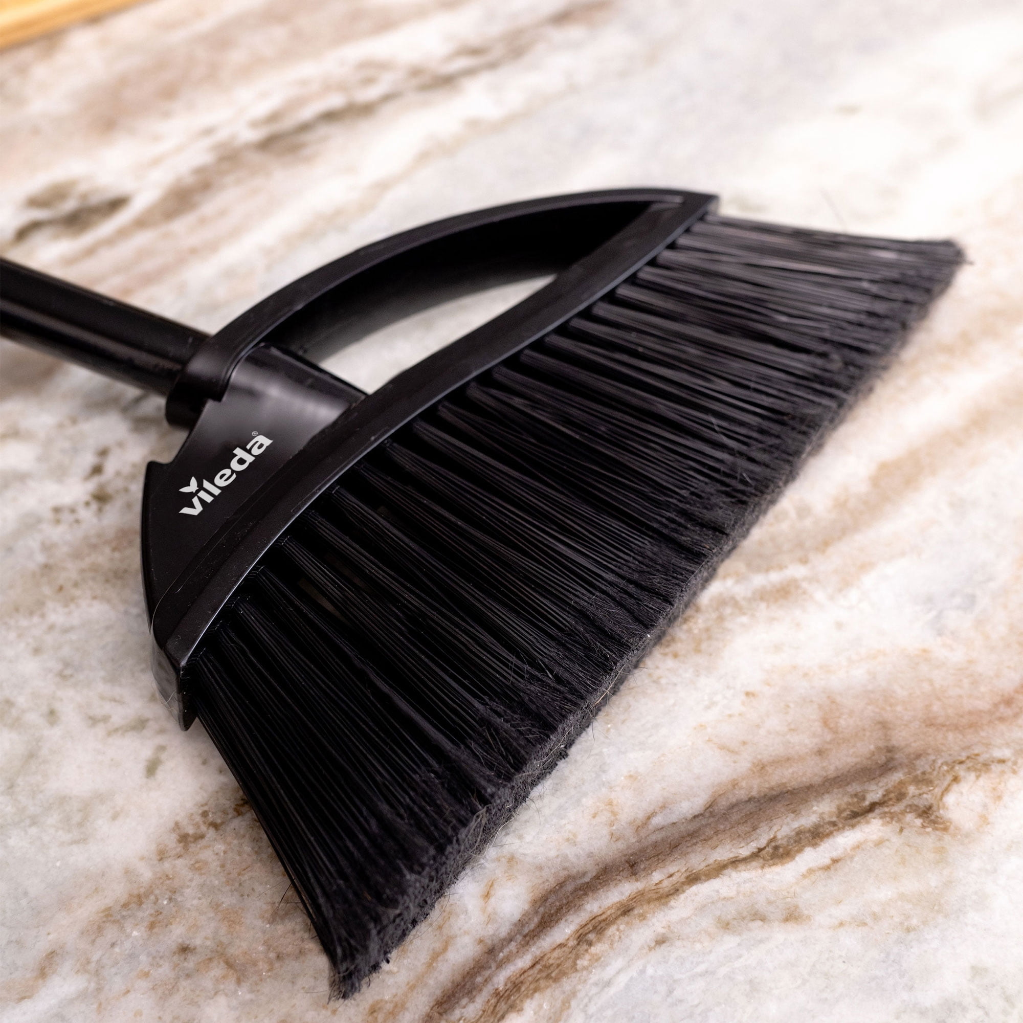 Strong Sweep Broom with Step-On Dustpan