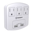 thumbnail image 1 of Westinghouse 3-Outlet Wall Tap USB Adapter, 1 of 2