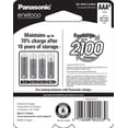thumbnail image 2 of Panasonic eneloop AAA Ni-MH Pre-Charged Rechargeable Batteries - 4 Pack, 2 of 5