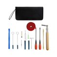 thumbnail image 3 of 16Pcs Professionnel Piano Tuning Kits avec Sac Maintenir Ensemble Levier Outils Pratiques, 3 of 9