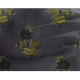 thumbnail image 4 of oneOone Georgette Viscose Fabric Leaves & Floral Block Print Fabric By Yard 42 Inch Wide, 4 of 5
