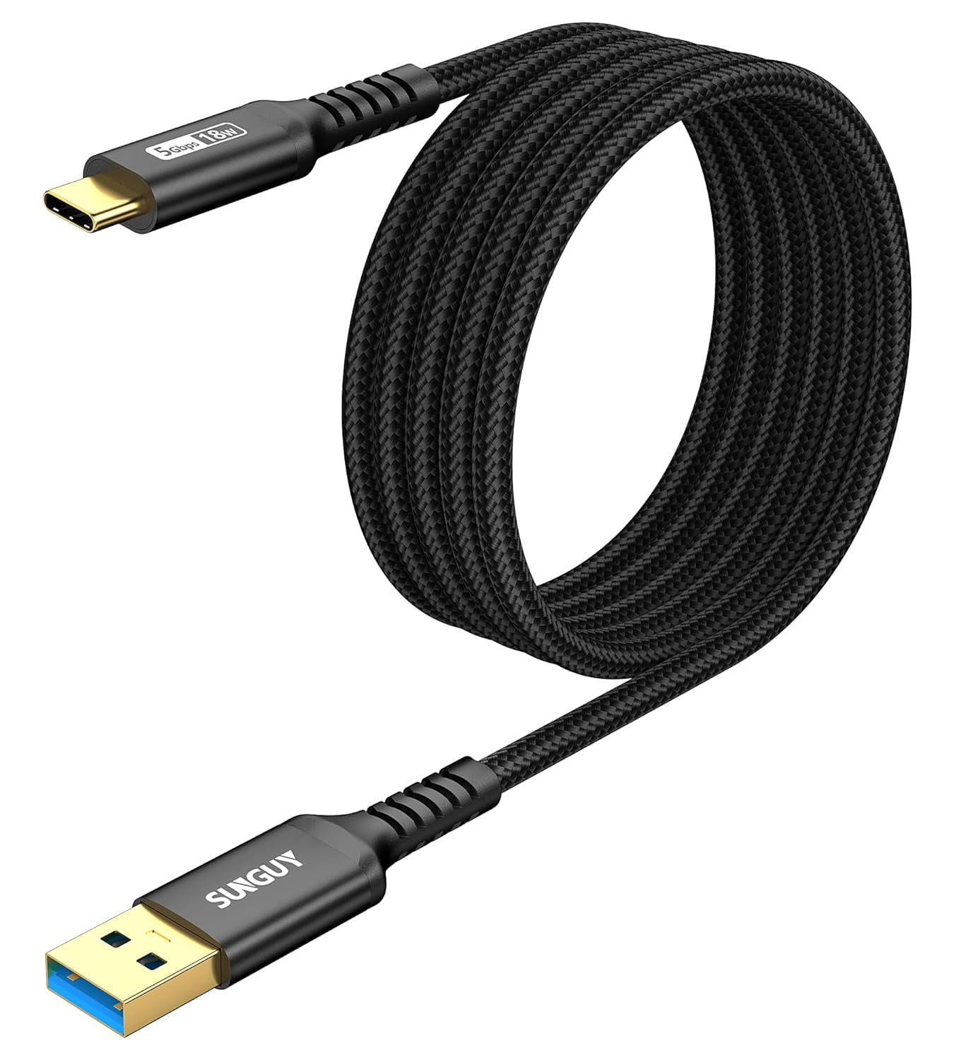 YWC-5Gbps USB C 3.0 Data Cable 6FT, Android Auto USB Cable Fast ...