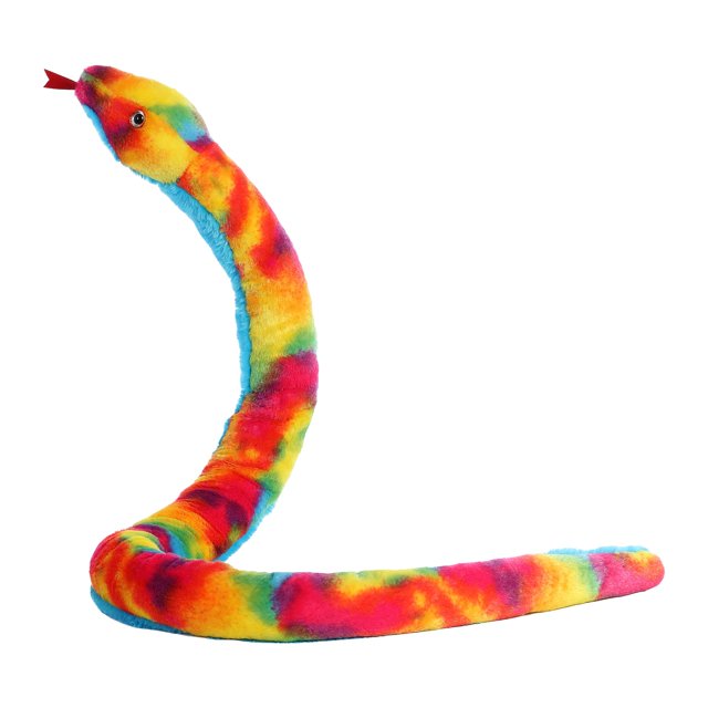 Aurora Stuffed Animals Snakes-Rainbow 53"