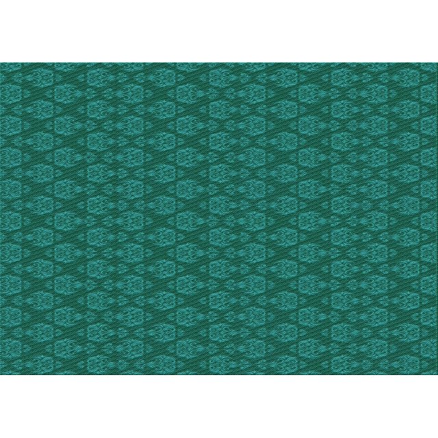 Ahgly Company Machine Washable Indoor Rectangle Transitional Medium Teal Green Area Rugs, 2' x 4'