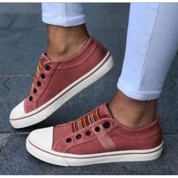Women Vulcanized Shoes Low-cut Trainers Canvas Flat Shoes Women Casual Vulcanize Shoes Flat Heel Women Shoes