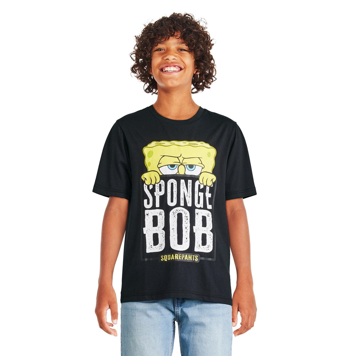 SpongeBob SquarePants Boys' Short Sleeve Tee