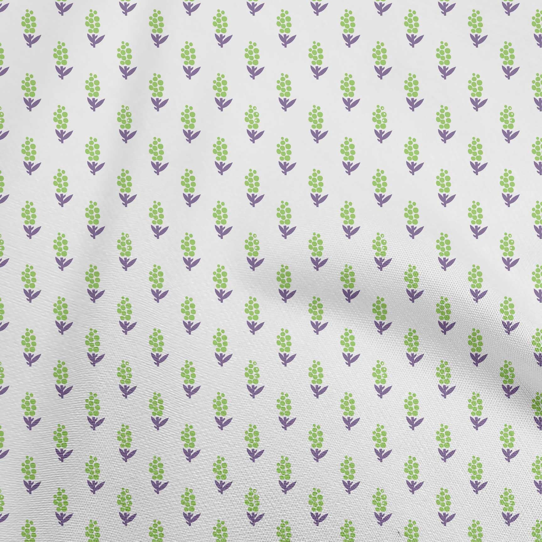 oneOone Cotton Poplin Twill Green Fabric Dot Craft Projects Decor Fabric Printed By The Yard 56 Inch Wide