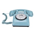 thumbnail image 4 of DEWIN Téléphone Fixe Rétro Rotatif des Années 60, Cadran Rotatif Classique, Filaire, Vert, 4 of 14
