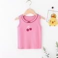 thumbnail image 2 of MIASHUI Débardeurs Graphiques Sans Manches pour Tout-Petites Filles, Camisoles pour Enfants Filles, Rose Vif, 8-9 Ans, 2 of 3
