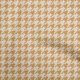thumbnail image 1 of oneOone Velvet Gamboge Yellow Fabric Houndstooth Fabric For Sewing Printed Craft Fabric By The Yard 58 Inch Wide, 1 of 4
