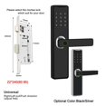 thumbnail image 2 of Serrure de Porte à Empreinte Digitale à Conception Sans Perçage, Contrôle par Application Smart Life, Capacité de 150 Pcs pour Utilisateurs, Facile à Utiliser, 2 of 6