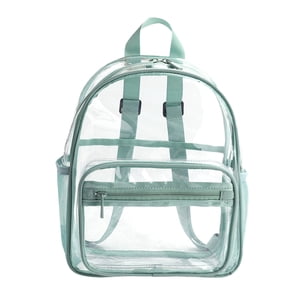 LSLJS Clear Backpack for School, Transparent Bookbag PVC Large Capacity Transparent Backpack School Bag Beach Bag for College Work Travel Festival