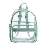 LSLJS Clear Backpack for School, Transparent Bookbag PVC Large Capacity Transparent Backpack School Bag Beach Bag for College Work Travel Festival
