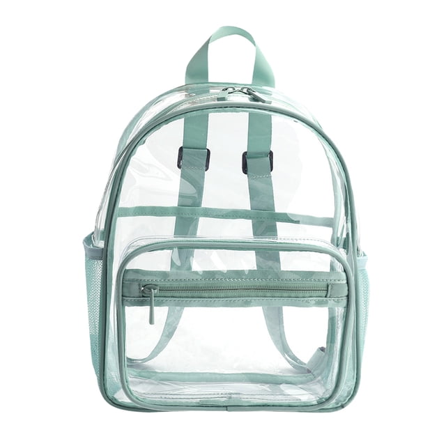 EGNMCR Travel Bag PVC Large Capacity Transparent Backpack School Bag Beach Bag Bag A backpack