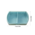 thumbnail image 3 of Portable 6 Compartment Sealed Pill Organizer Box for Travel and Vitamins, 3 of 6