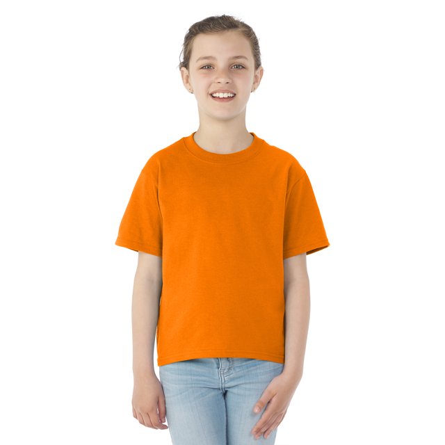 Jerzees Youth DRI-POWER Active Short Sleeve Crew T-Shirt, XL, Tennessee Orange
