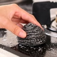 thumbnail image 4 of Stainless Steel Sponges, Pack Kitchen Steel Wool,Steel Pot Scrubber for Tough Kitchen Cleaning - Wool Scrubber for Dishes,Pots,Pans,Kitchen Cooking Utensil Cleaning Tools, 4 of 5