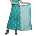 thumbnail image 2 of Moomaya Jupes Imprimées pour Femmes Jupe Évasée Style Portefeuille pour Filles Vêtements Décontractés, 2 of 6