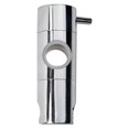 thumbnail image 2 of Adjustable Shower Head Holder for Slide Bar,Universal 19-25MM O.D. Rail Head Bracket Holder for Slide Bar Slider Clamp Bathroom Replacement 360 Degree Rotation Sprayer Holder (ABS Chrome), 2 of 10