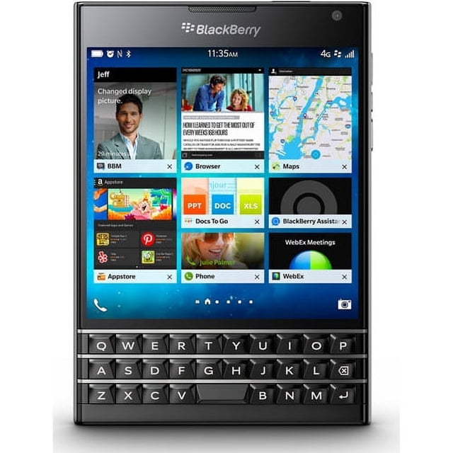BlackBerry Passport 32 Go Téléphone Intelligent Déverrouillé, Noir