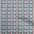 thumbnail image 1 of oneOone Cotton Poplin Brown Fabric Asian Block Craft Projects Decor Fabric Printed By The Yard 42 Inch Wide, 1 of 4