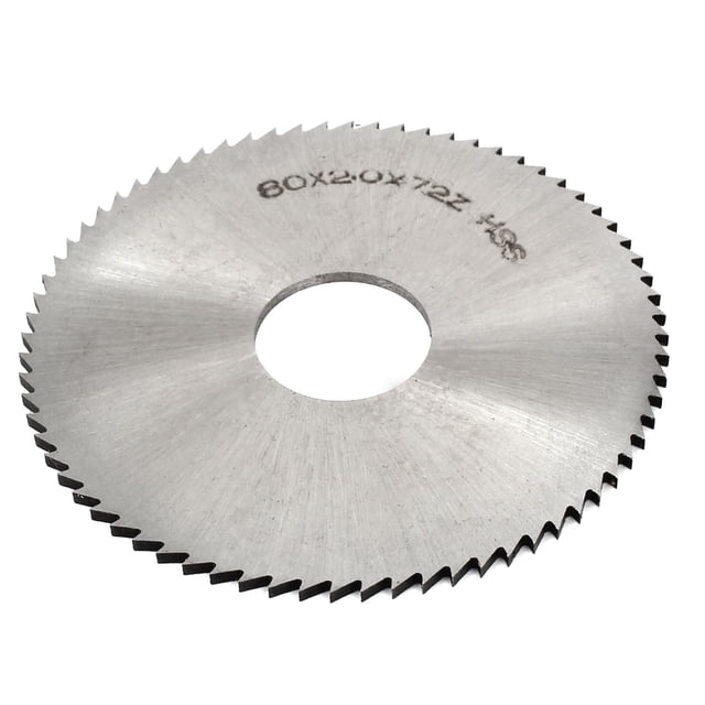 Unique Bargains 80mm OD 2mm Thickness 72 Teeth Circular Machinist Milling Cutter Slitting Saw