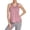 Pink, variant on WRKEKC Racerback Tank Tops for Women Quick Dry Sports Camisole Sleeveless Top Round Neck Camisole for Workouts