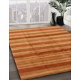 thumbnail image 2 of Ahgly Tapis d'Intérieur Rectangulaire Abstrait Orange Rouge, 2 Pieds x 5 Pieds, 2 of 6