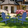thumbnail image 4 of Costway Chaise Adirondack de Patio Résistante aux Intempéries pour Jardin et Terrasse avec Porte-Gobelet Bleu Marine, 4 of 8