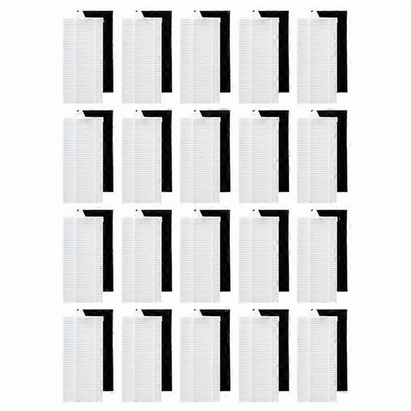 20 Pcs pour RoboVac L35 Hybrid+/LR30 Hybrid+ Filtres Aspirateurs Robots