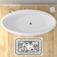 thumbnail image 3 of simhoa Non-Slip Floor Rug Doormat Indoor Machine Washable Dryable Effective Grip Carpet Flower Rectangular, 3 of 8