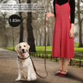 thumbnail image 2 of Leather Dog Leash, 6.0ft Double Handle Dog Leash Training Leash Dog Leashes For Large Dogs Heavy Duty Dog Training Leashes For Small, Medium and Large Dogs, 2 of 8