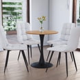 thumbnail image 4 of Ivo Round 27.5" Pedestal Bistro Table, 4 of 5